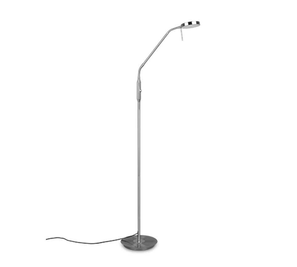 MONZA | Floor lamp | Nickel mat | Metal