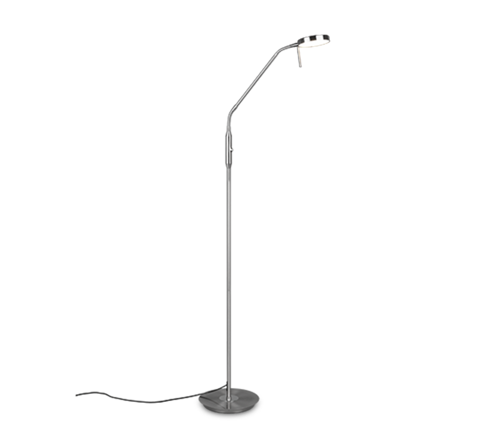 MONZA | Floor lamp | Nickel mat | Metal