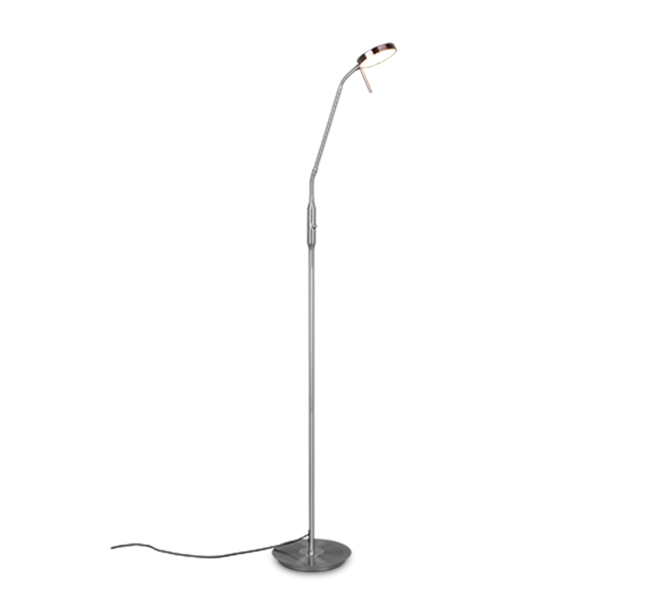 MONZA | Floor lamp | Nickel mat | Metal