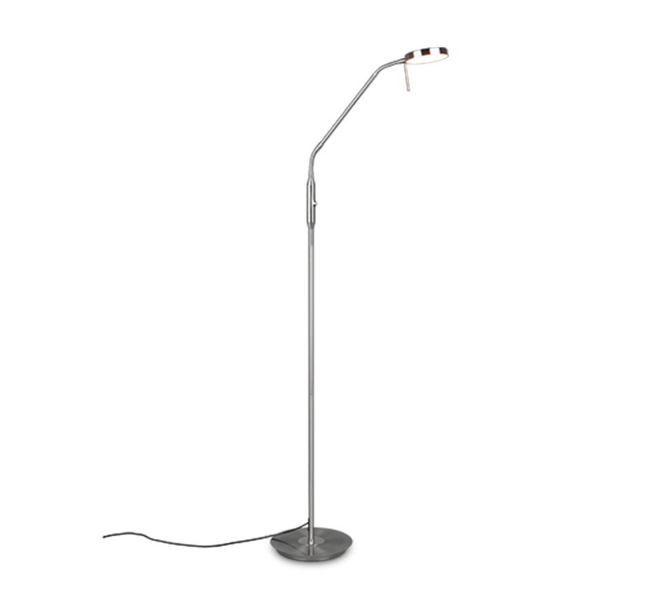 MONZA | Floor lamp | Nickel mat | Metal