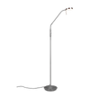 MONZA | Floor lamp | Nickel mat | Metal