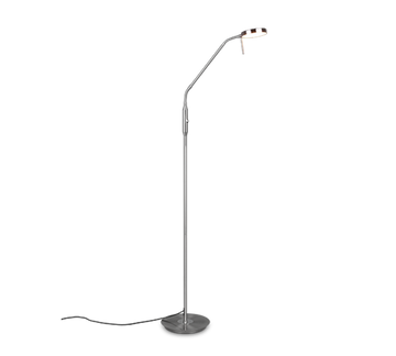 MONZA | Floor lamp | Nickel mat | Metal