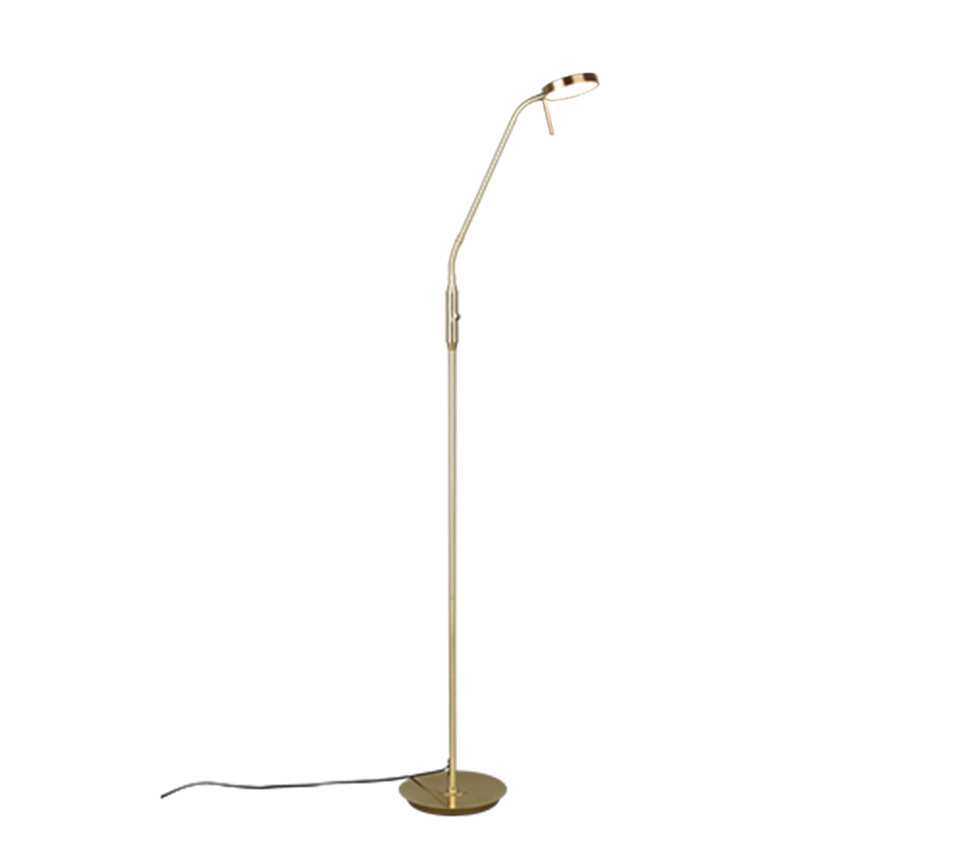 MONZA | Floor lamp | Brass mat | Metal