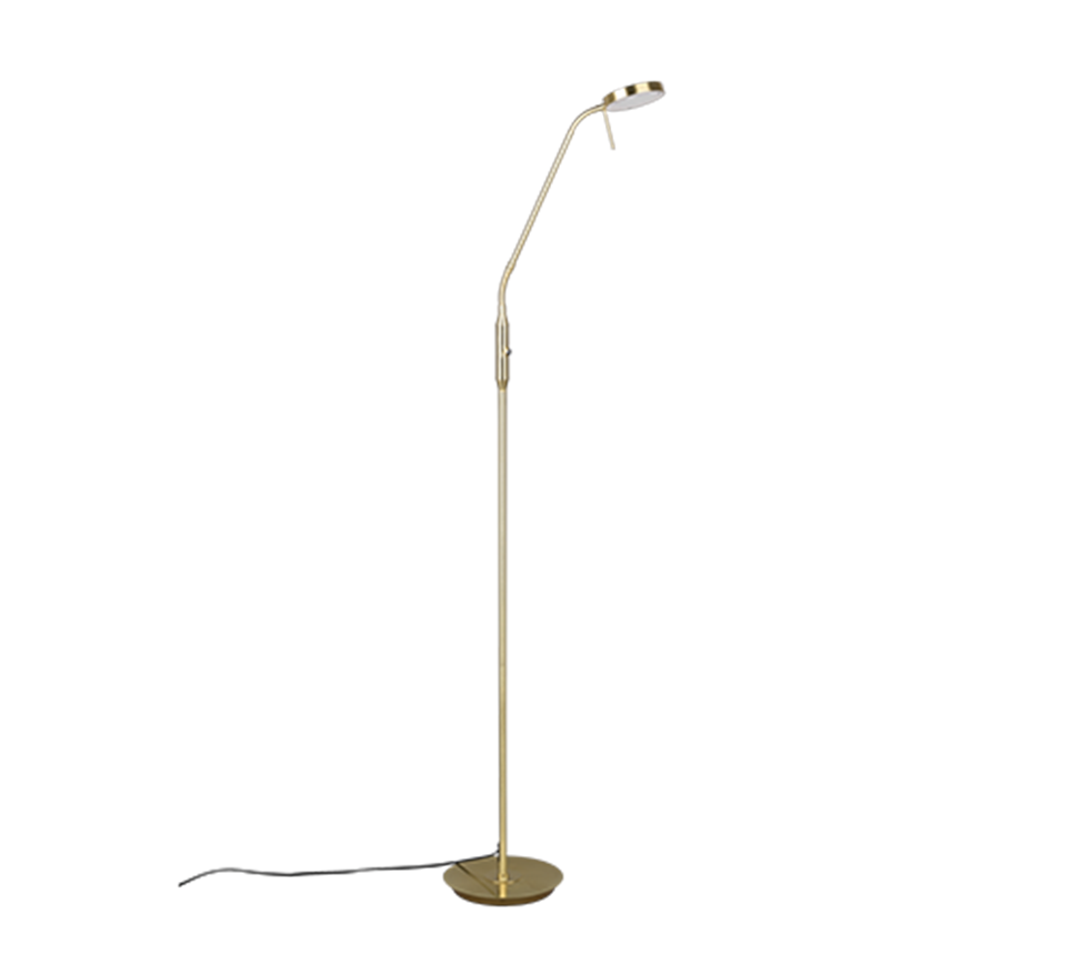 MONZA | Floor lamp | Brass mat | Metal