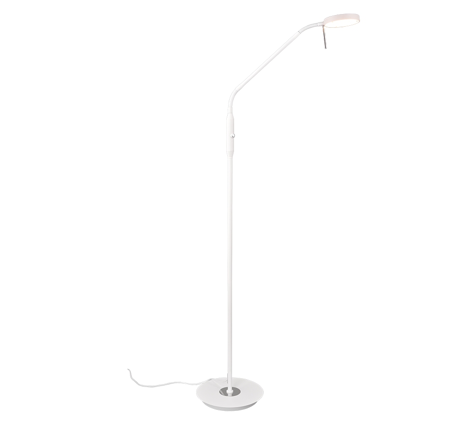 MONZA | Floor lamp | White mat | Metal