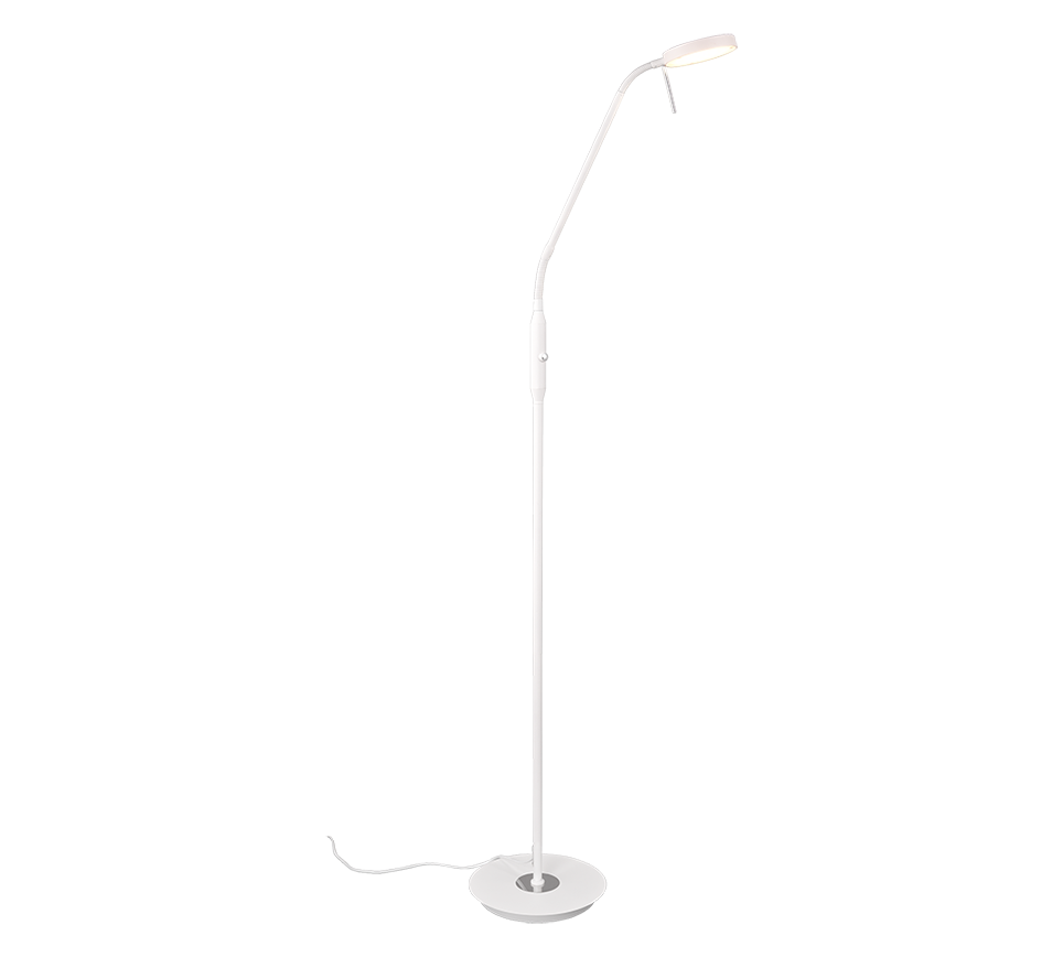 MONZA | Floor lamp | White mat | Metal