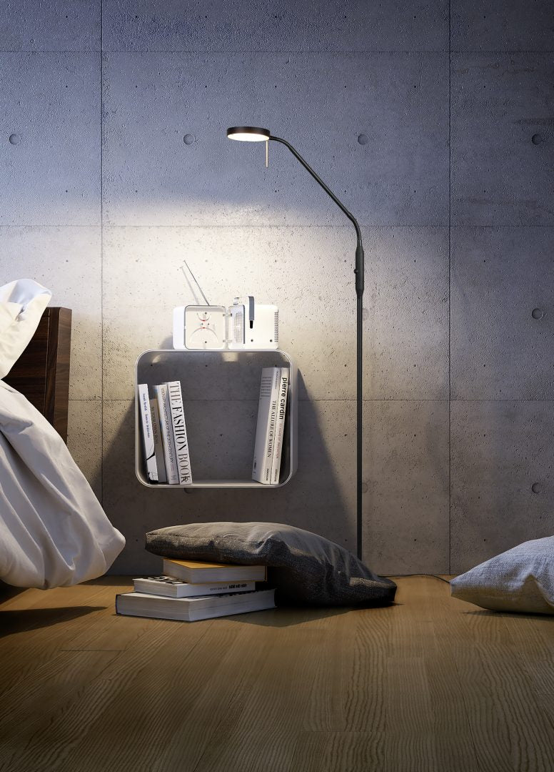 MONZA | Floor lamp | Black mat | Metal