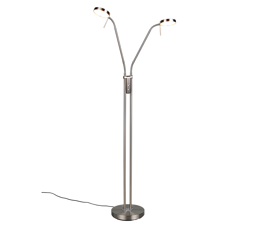 MONZA | Floor lamp | Nickel mat | Metal