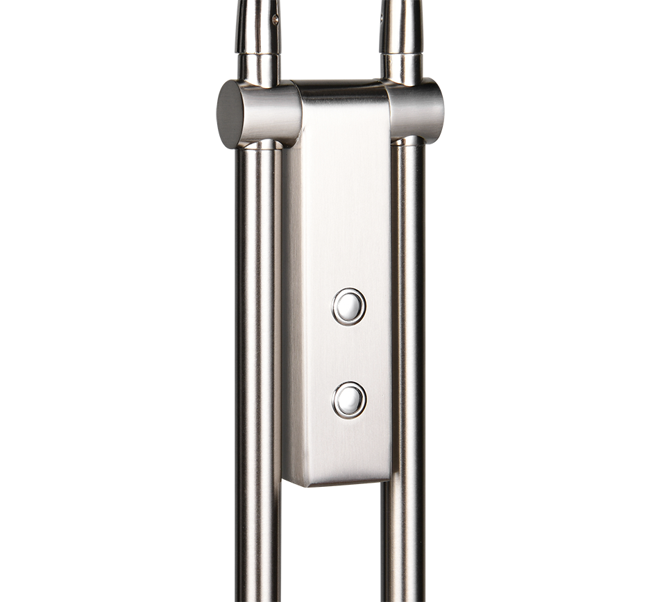 MONZA | Floor lamp | Nickel mat | Metal