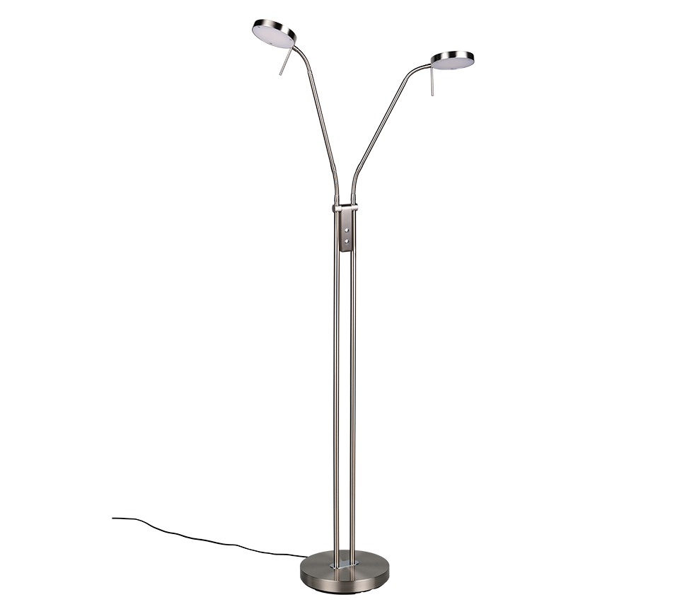 MONZA | Floor lamp | Nickel mat | Metal