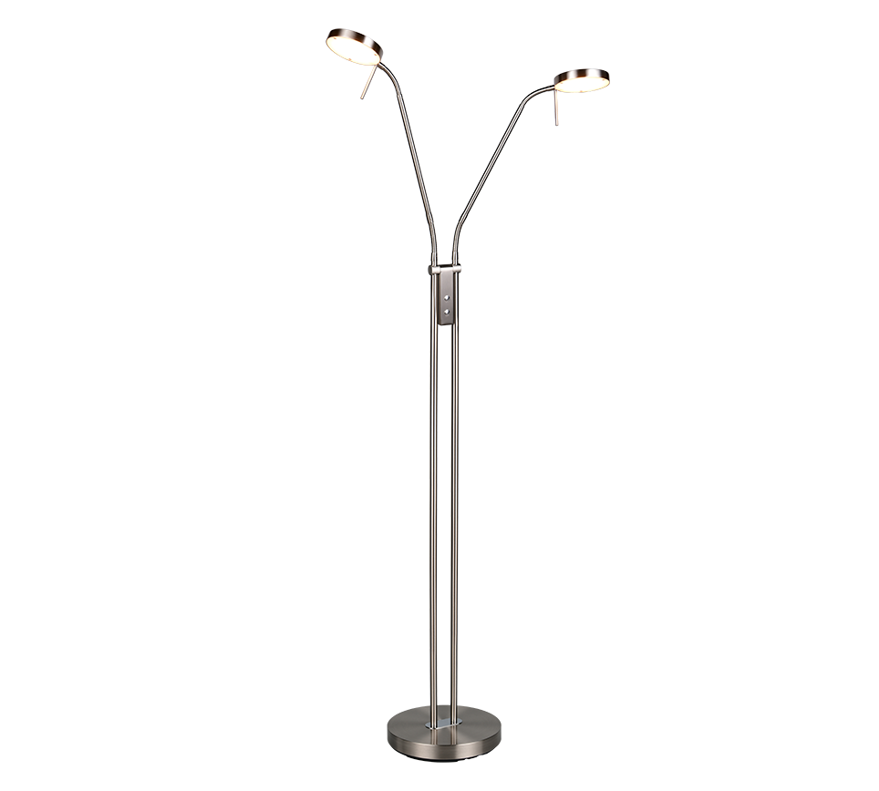 MONZA | Floor lamp | Nickel mat | Metal