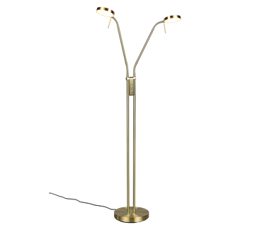 MONZA | Floor lamp | Brass mat | Metal