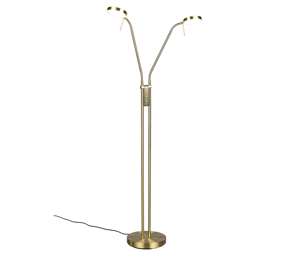 MONZA | Floor lamp | Brass mat | Metal