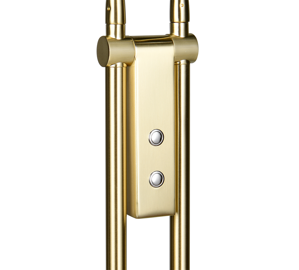 MONZA | Floor lamp | Brass mat | Metal