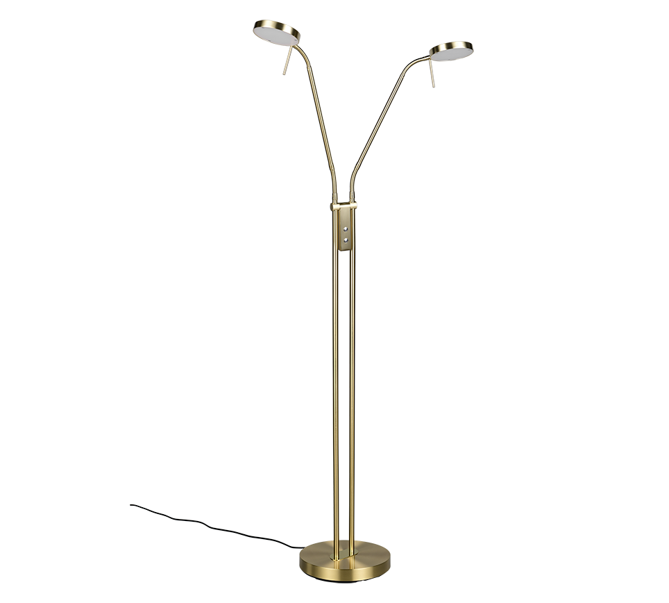 MONZA | Floor lamp | Brass mat | Metal