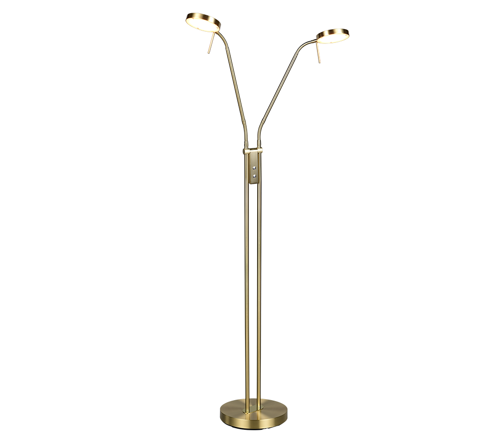 MONZA | Floor lamp | Brass mat | Metal