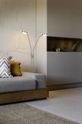 MONZA | Floor lamp | Brass mat | Metal