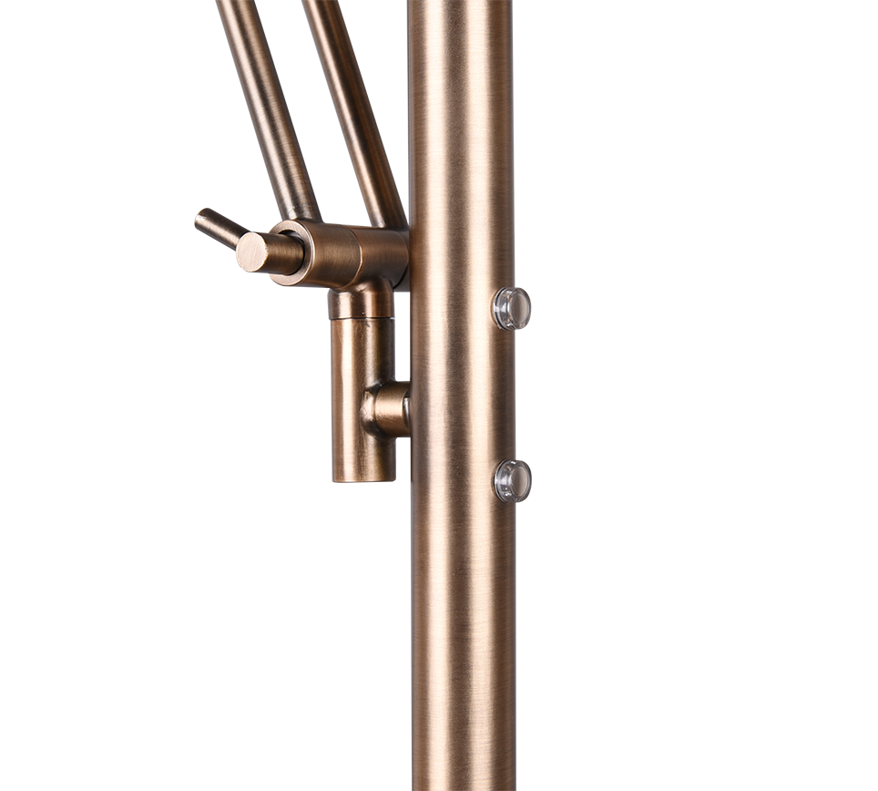 BARRIE | Floor lamp | Old brass | Metal