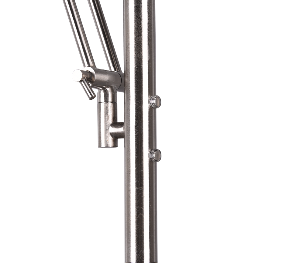 BARRIE | Floor lamp | Nickel mat | Metal