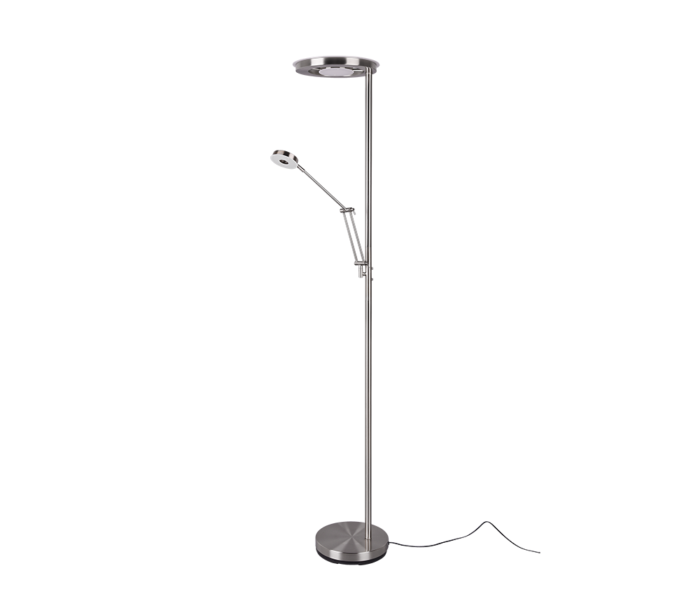 BARRIE | Floor lamp | Nickel mat | Metal