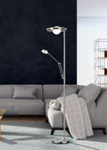 BARRIE | Floor lamp | Nickel mat | Metal