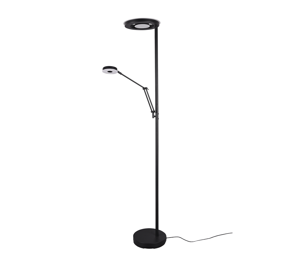 BARRIE | Floor lamp | Black mat | Metal