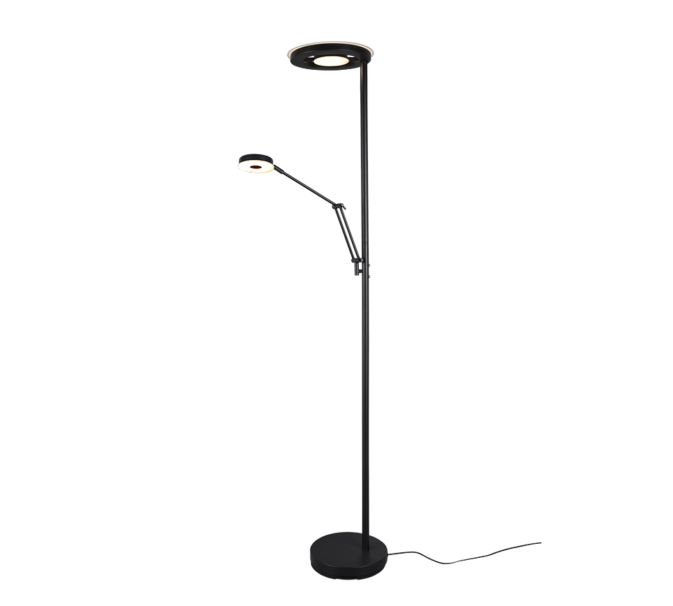 BARRIE | Floor lamp | Black mat | Metal