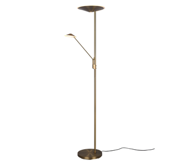 BRANTFORD | Floor lamp | Old brass | Metal