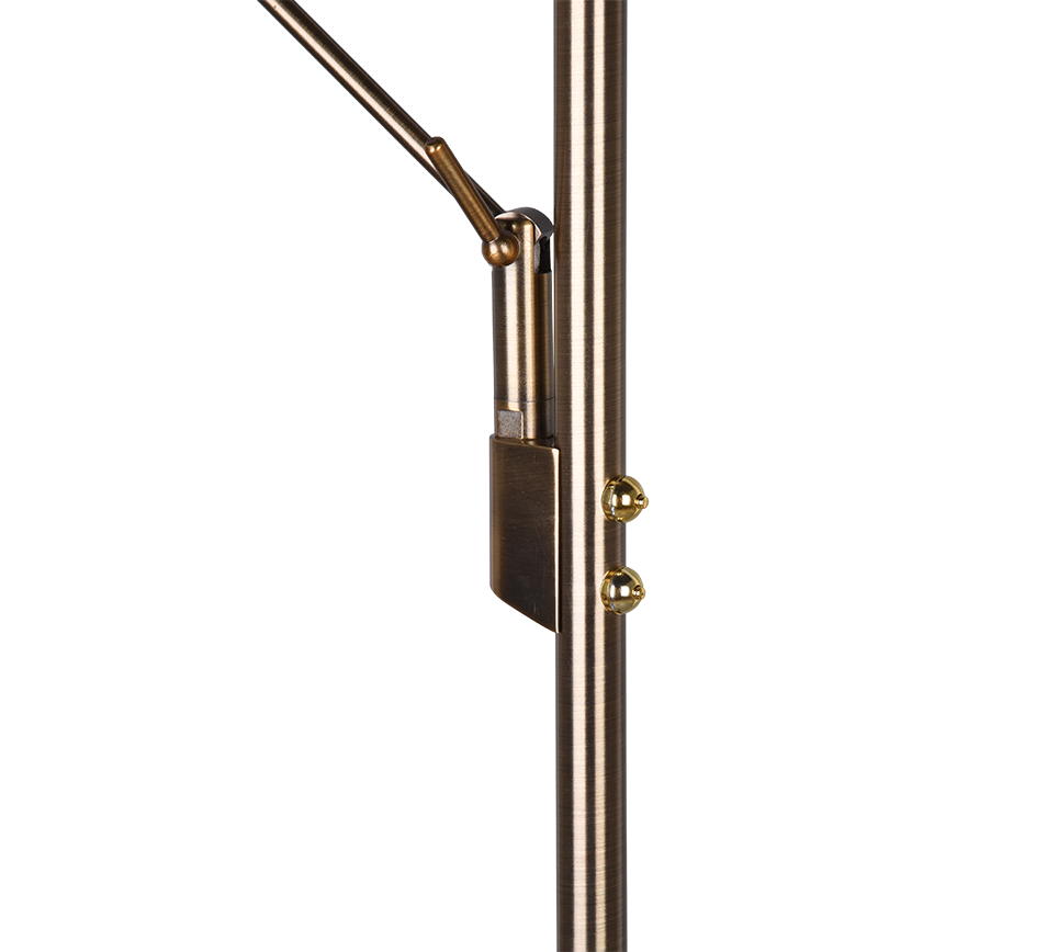 BRANTFORD | Floor lamp | Old brass | Metal