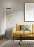 BRANTFORD | Floor lamp | Old brass | Metal