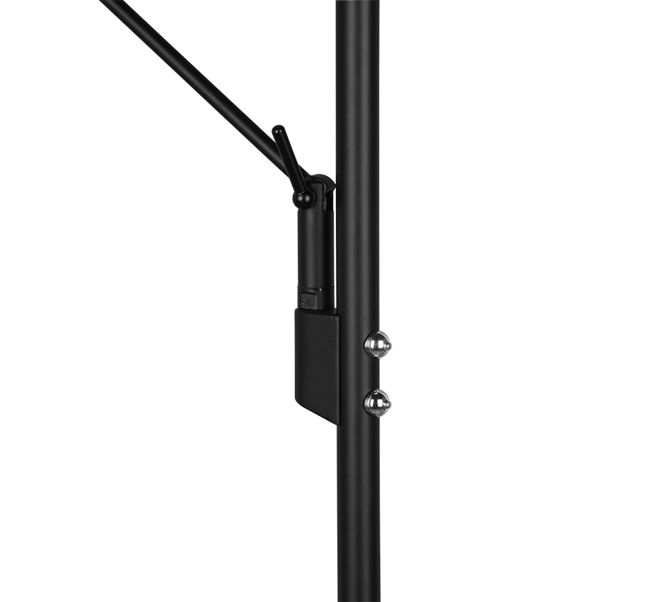 BRANTFORD | Floor lamp | Black mat | Metal