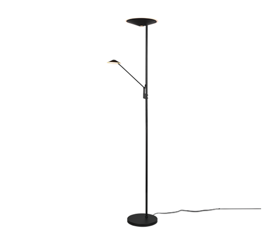 BRANTFORD | Floor lamp | Black mat | Metal