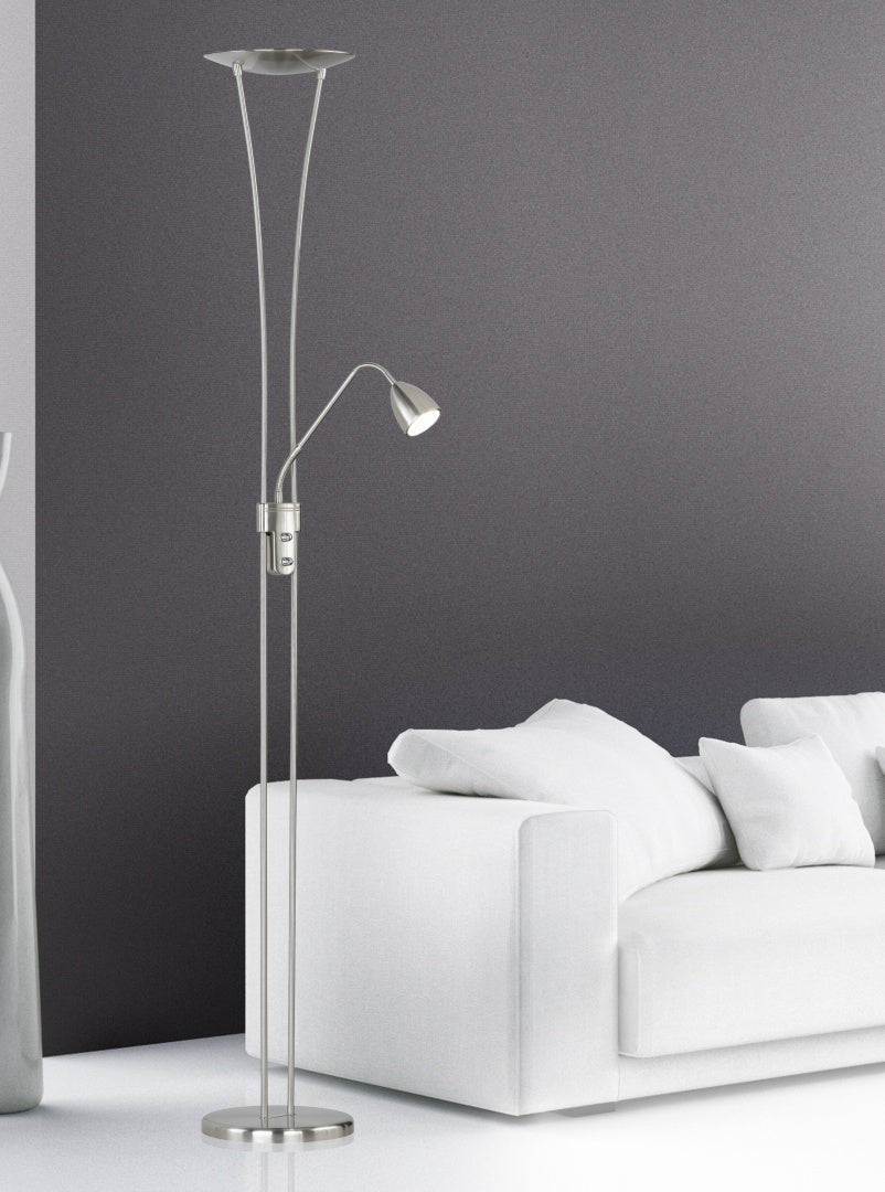 ARIZONA | Floor lamp | Nickel mat | Metal