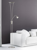 ARIZONA | Floor lamp | Nickel mat | Metal