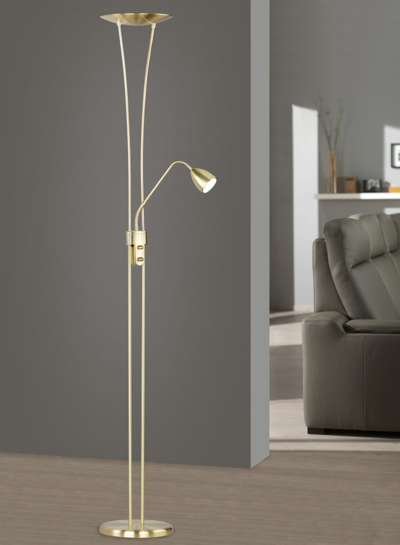 ARIZONA | Floor lamp | Brass mat | Metal