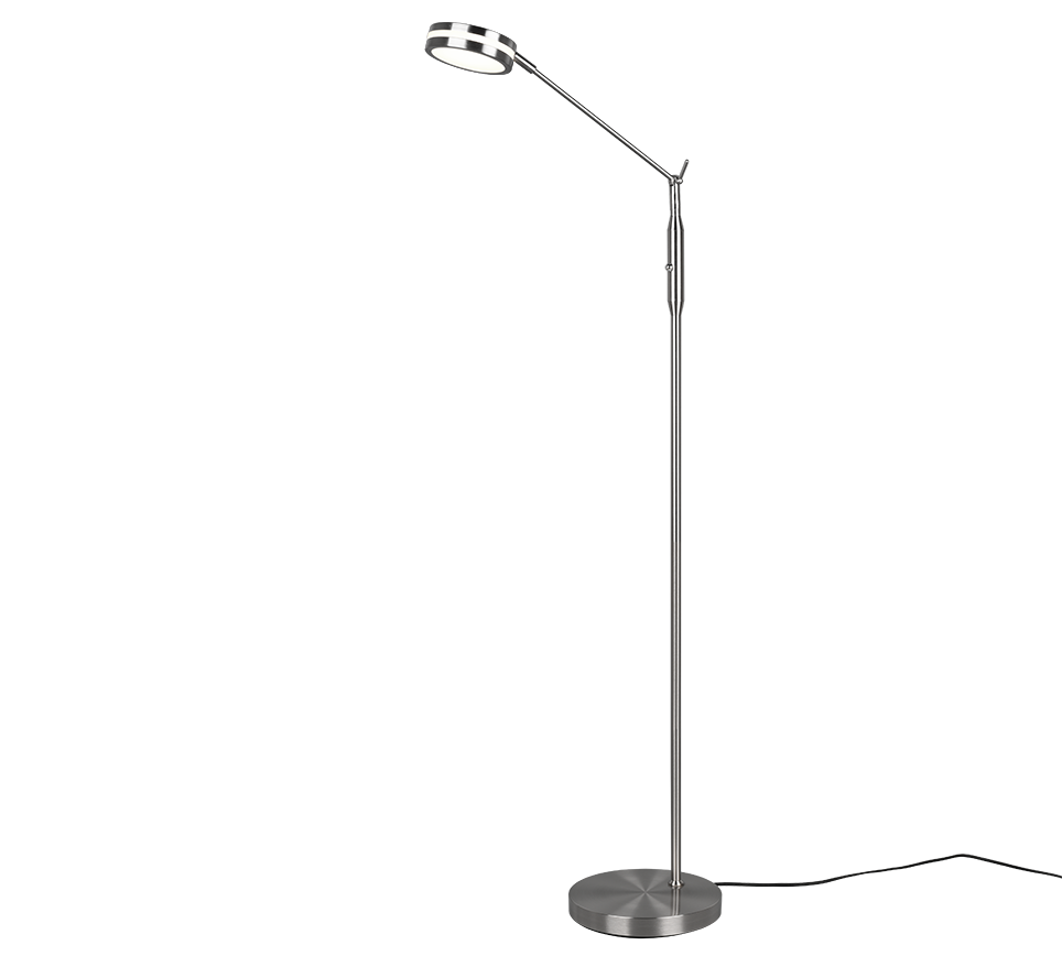 FRANKLIN | Floor lamp | Nickel mat | Metal