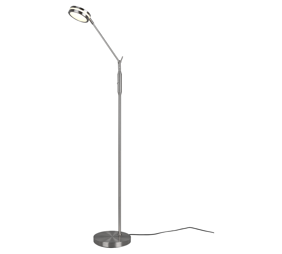 FRANKLIN | Floor lamp | Nickel mat | Metal