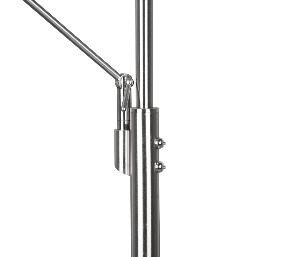 FRANKLIN | Floor lamp | Nickel mat | Metal