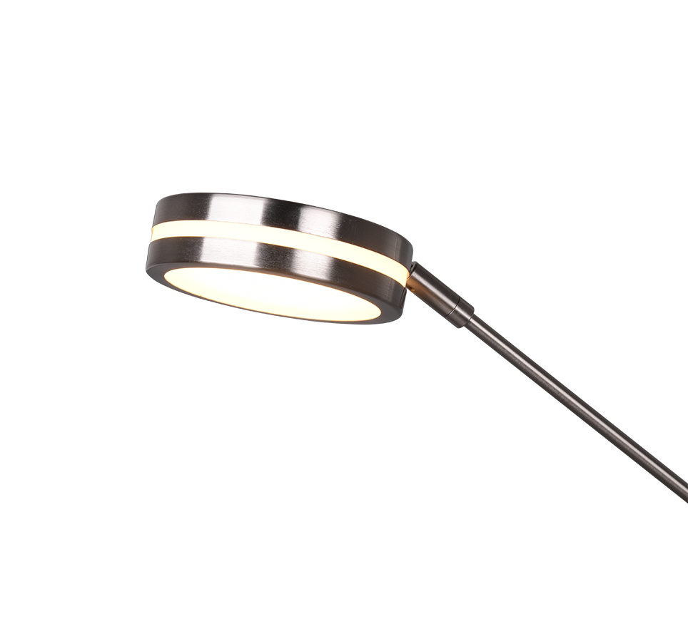 FRANKLIN | Floor lamp | Nickel mat | Metal