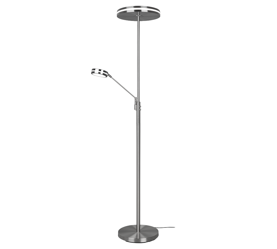 FRANKLIN | Floor lamp | Nickel mat | Metal