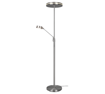FRANKLIN | Floor lamp | Nickel mat | Metal