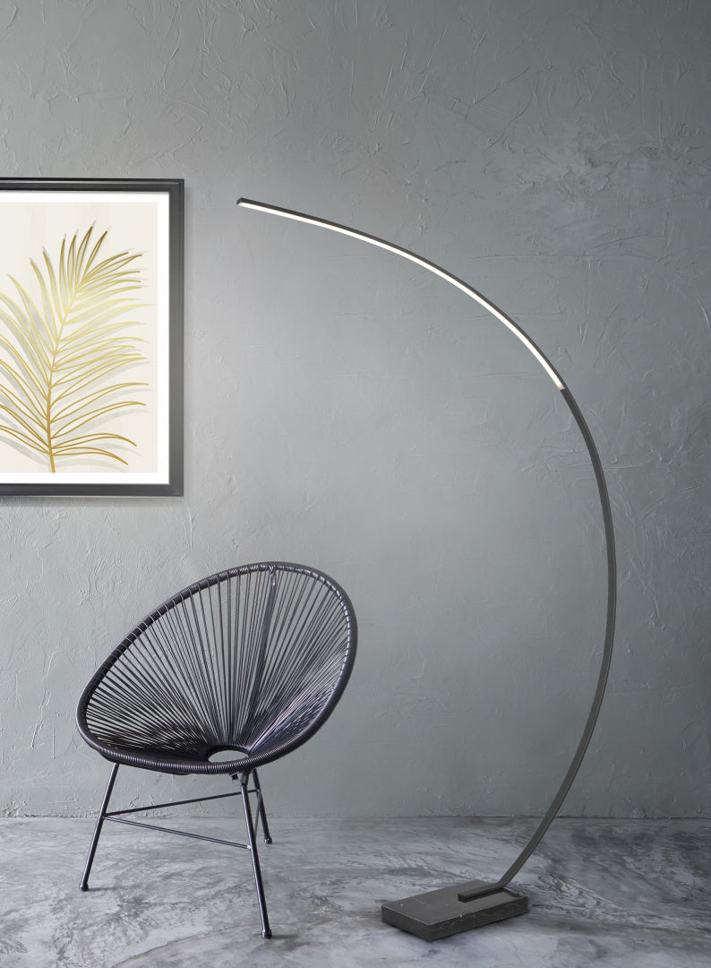 BANGKOK | Floor lamp | Black mat | Metal