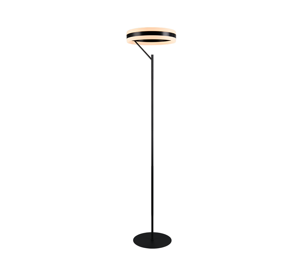 DIOS | Floor lamp | Black mat | Metal