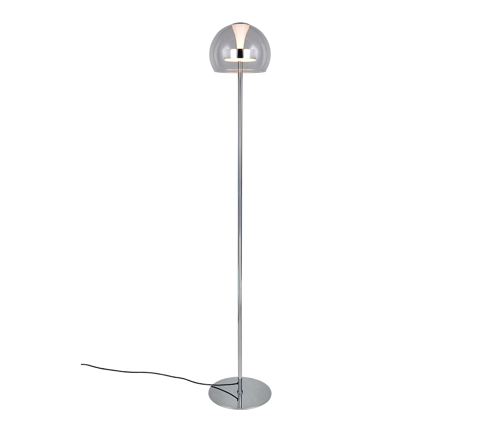 FLYNT | Floor lamp | Chrome | Metal