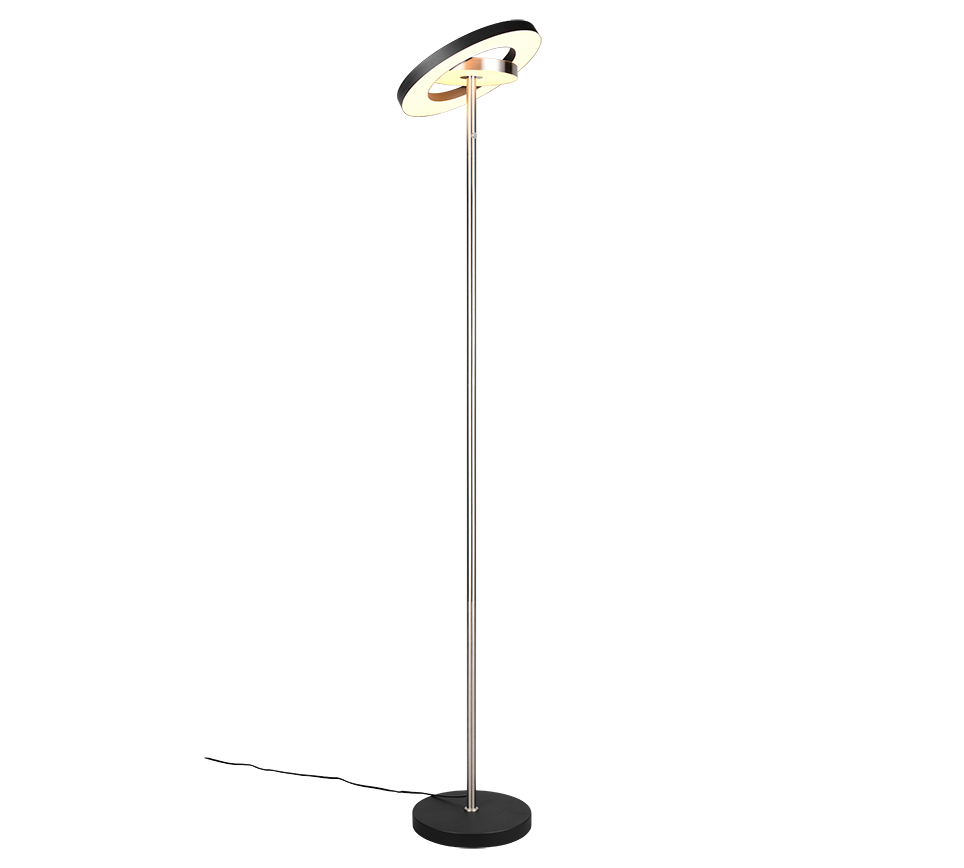 GUANO | Floor lamp | Nickel mat | Metal