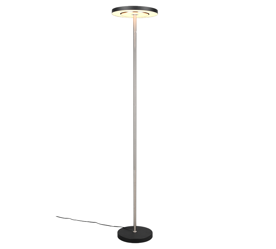 GUANO | Floor lamp | Nickel mat | Metal
