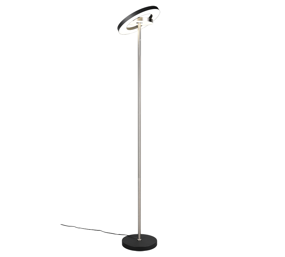 GUANO | Floor lamp | Nickel mat | Metal
