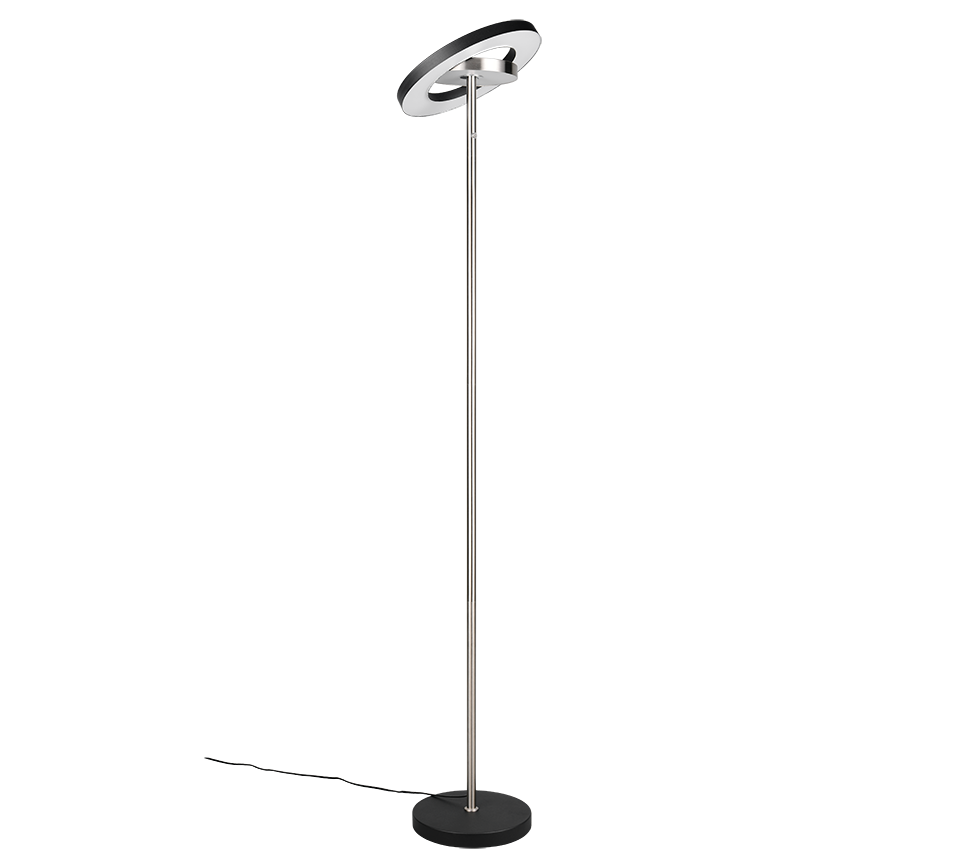 GUANO | Floor lamp | Nickel mat | Metal
