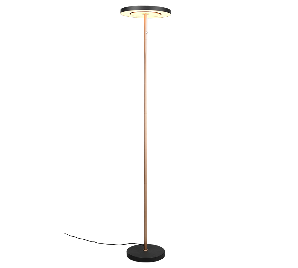 GUANO | Floor lamp | Coffee | Metal