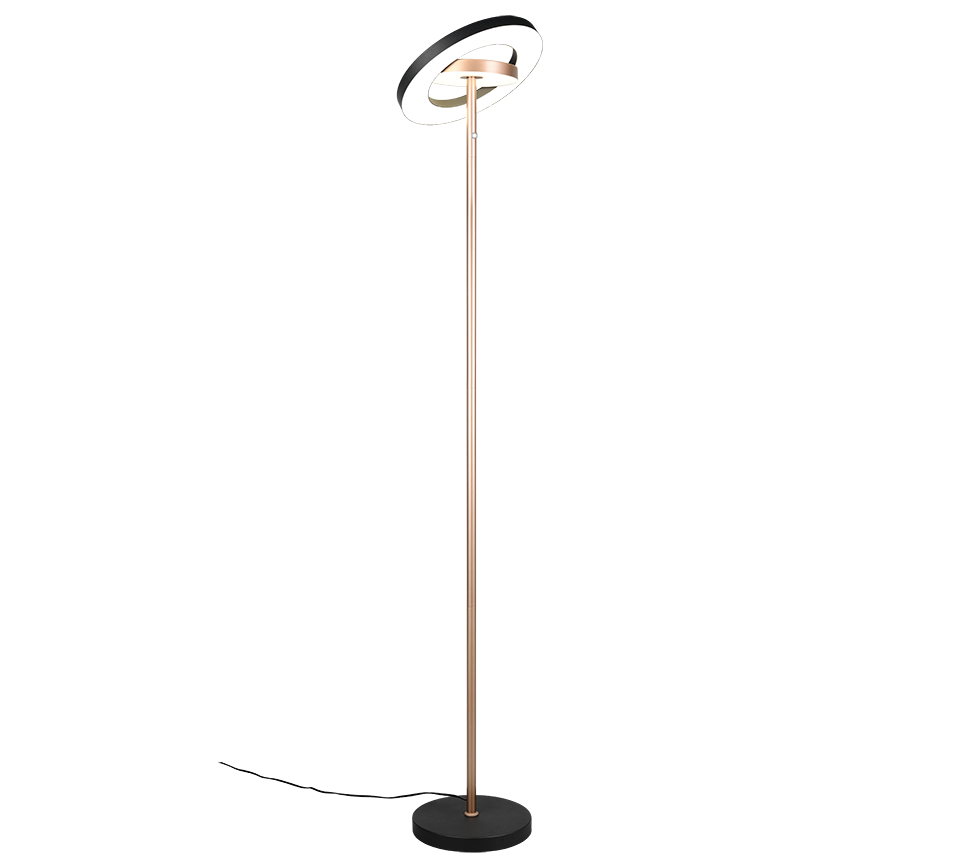 GUANO | Floor lamp | Coffee | Metal